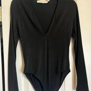 Black sparkly bodysuit